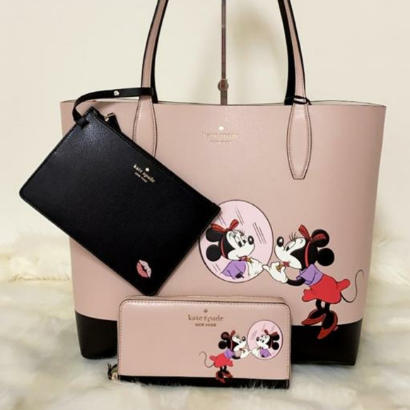 kate spade Handbags - ⚜KateSpade Disney Minnie Mouse lg Tote and Wallet